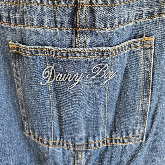 Dairy Boy Medium Blue The Farm Milkman Denim Overalls in Blue Hen NWT - Picture 9 of 16